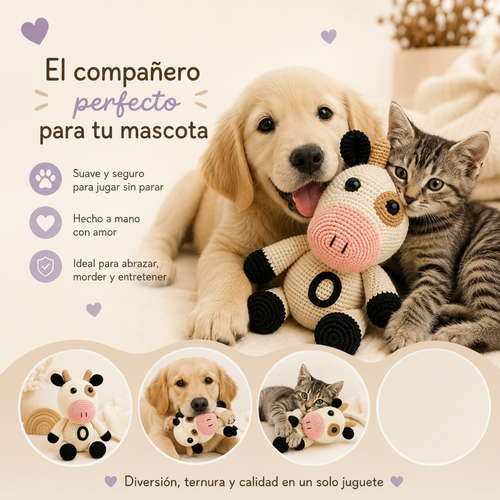 Bigui – Peluche Crochet Vaquita