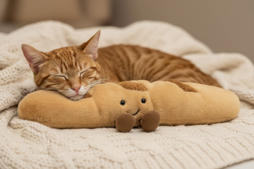 Baguette – Gato durmiendo