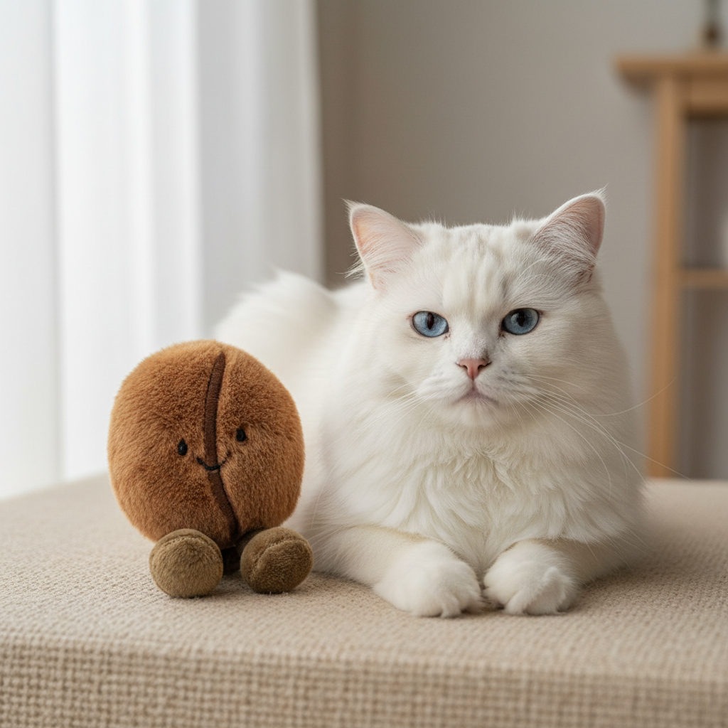 Jellycat Café – Gato persa