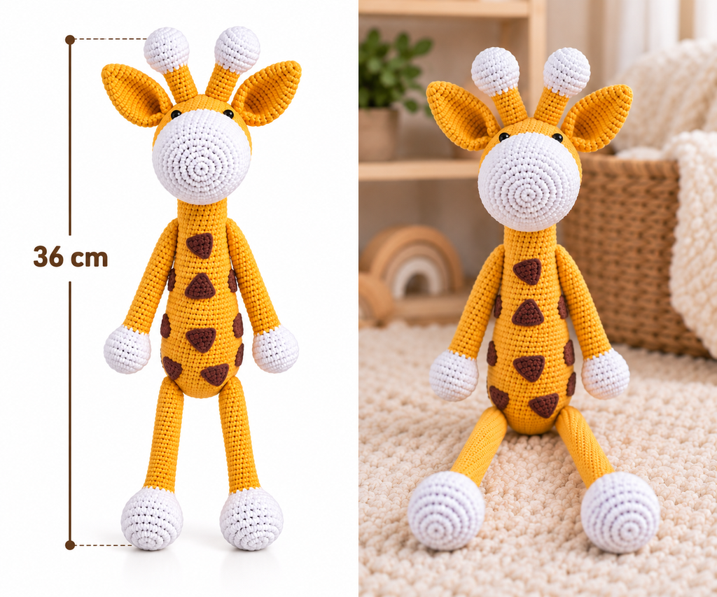 Jirafa Crochet 🦒